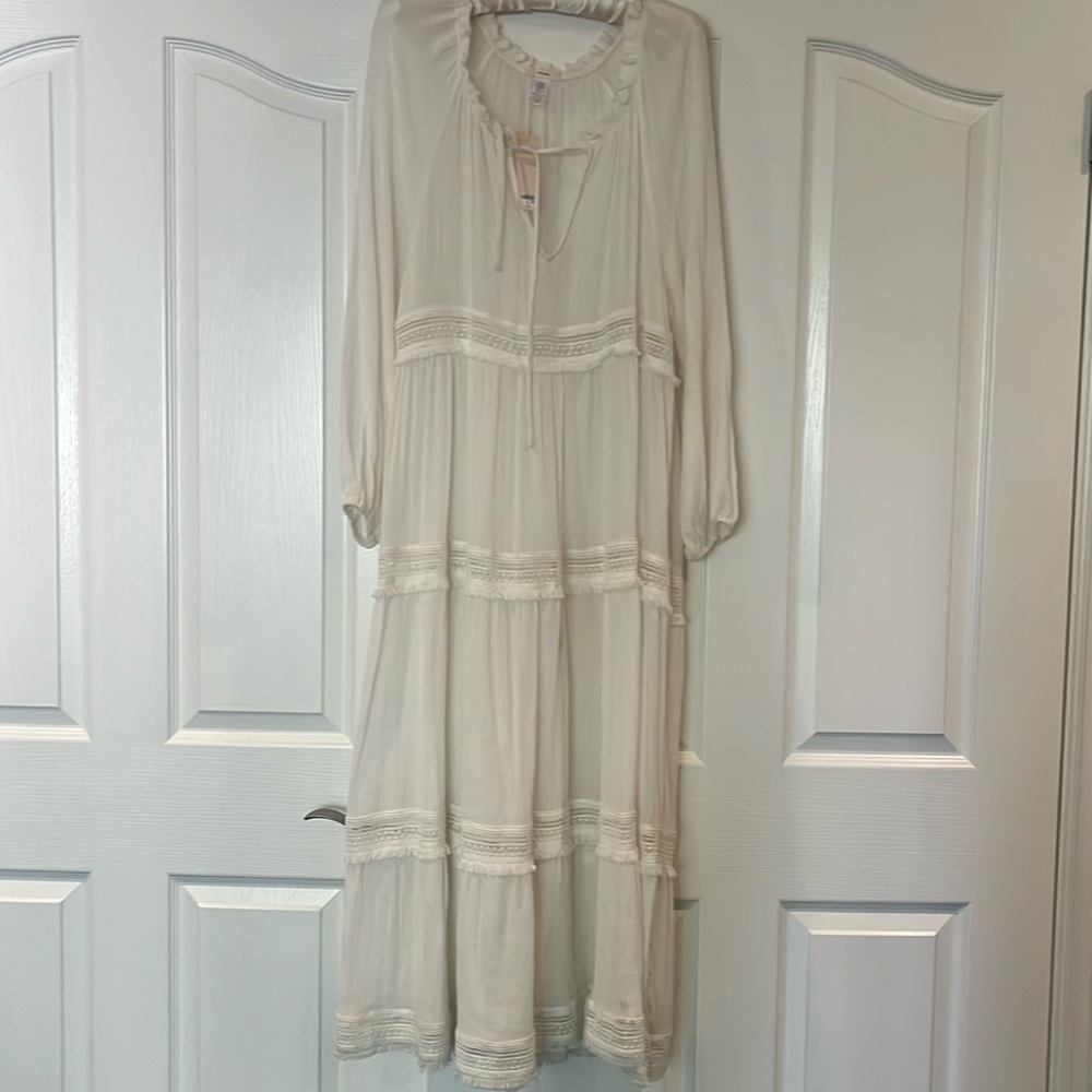 Romantic bohemian maxi dress NWT